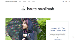 Desktop Screenshot of hautemuslimah.com
